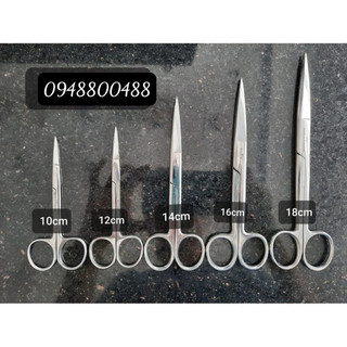 Kéo y tế cong - thẳng các số 10-12-14-16-18cm