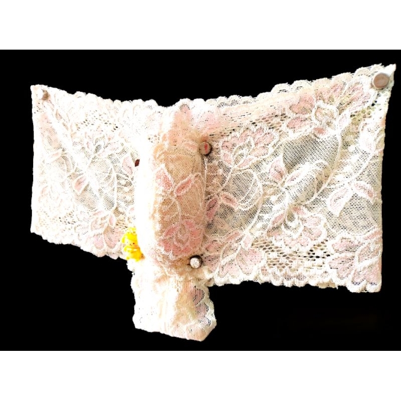 Quần Boxer Nam trắng kem hoa Q82