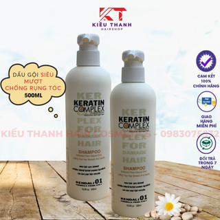 [KENDALI ] Dầu gội SIÊU MƯỢT GIẢM RỤNG TÓC KERATIN COMPLEX KENDALI 500ML / 1000ML - Chính Hãng 100%