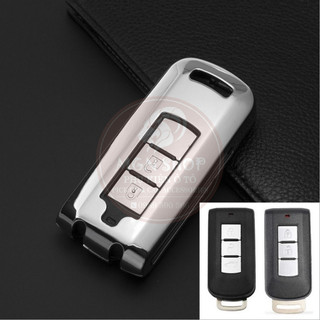 [Ốp chìa khóa] [Mitsubishi] [Attrage] [Xpander] [Triton] [Outlander] [Pajero Sport] hợp kim