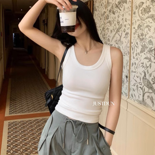 Áo tanktop ba lỗ gân tăm Justdun basic B4