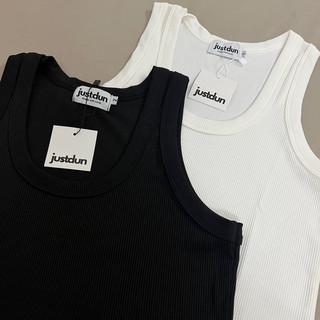 Áo tanktop ba lỗ gân tăm Justdun basic B4