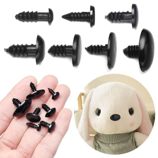 Mắt thú oval màu đen có chốt nhiều size