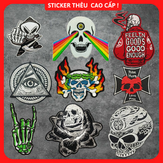 Sticker ủi áo, Sticker Dán Vải, Sticker Ủi, patch Thêu trang trí Quần Áo, Balo, Túi, Mũ streetstyle