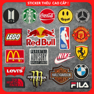 Sticker ủi áo làm miếng dán quần áo rách,Phụ Kiện Thời Trang logo ủi áo,miếng vá quần áo,dán áo phao, Patch dán balo