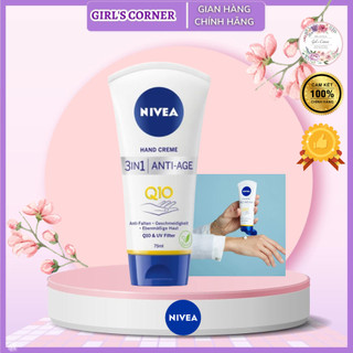 Kem dưỡng da tay nivea q10 hand creme 3in1 anti-age 75ml