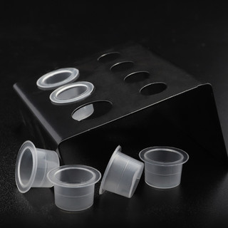 Đế sắt-kim loại đựng mực phun xăm 7 lỗ