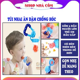 ❌Túi Nhai Ăn Dặm Cho Bé❌ Bộ ăn dặm cho bé, chống hóc tuyệt đối giúp bé làm quen với các món ăn dặm