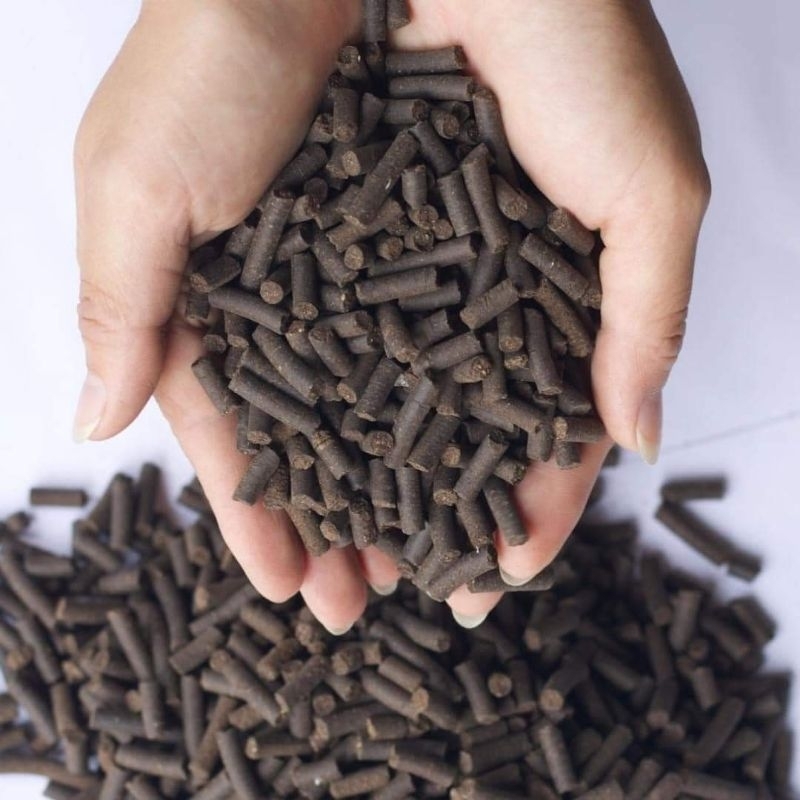 Phân bón hữu cơ trùn quế viên nén ( 1 kg )