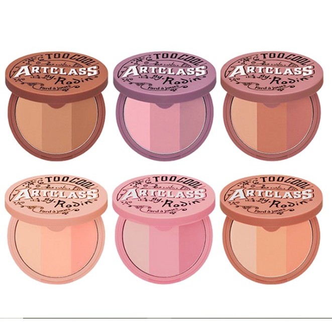 Phấn Má hồng Too Cool For School ArtClass By Rodin Blusher 3 Màu ROSE PECHE GINGER [CAM KẾT CHÍNH HÃNG]