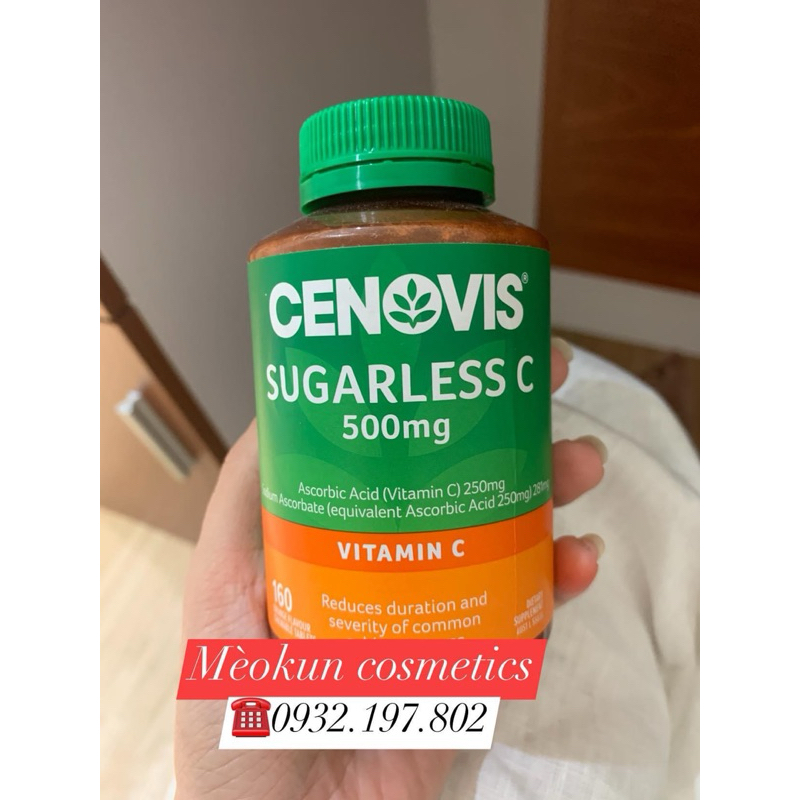 Vitamin C Úc Cenovis 500mg (hộp 160viên)