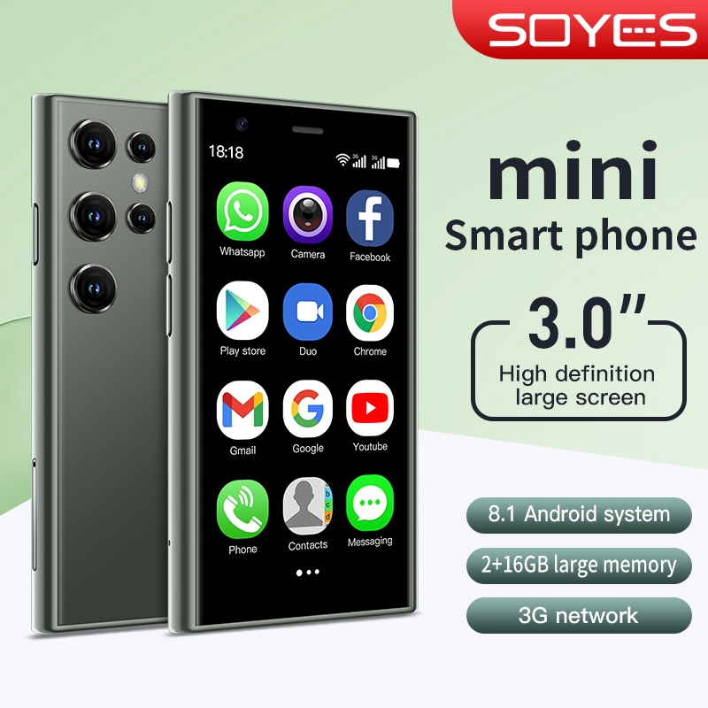 điện thoại 4G s23 mini Điện thoại cảm ứng mini siêu nhỏ Cầm tay 3.0 inch nhỏ độc lạ ram 2+16GB ̣