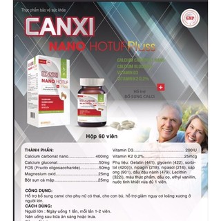 Canxi Nano Hotuf Pluss+MK7- Vitamin K2+Vitamin D3, AQUAMIN F nhập khẩu Anh Quốc