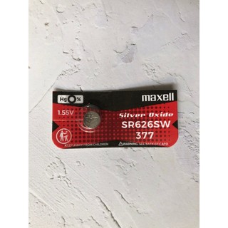 Vỉ 1 vên pin Maxell 626 SR626SW 377 PVMSS6 Nhật Bản