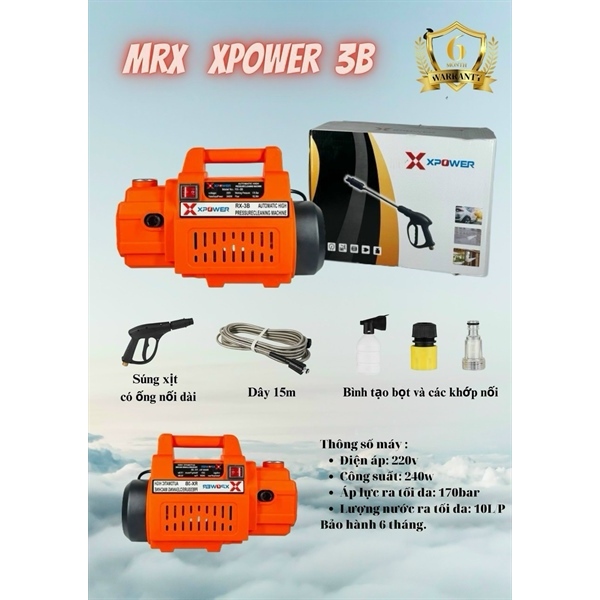 Máy xịt rửa X-XPOWER RX-3B ( 2.400W )