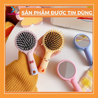 Lược chải tóc kèm gương chống tĩnh điện tiện dụng 2.1 (màu ngẫu nhiên)