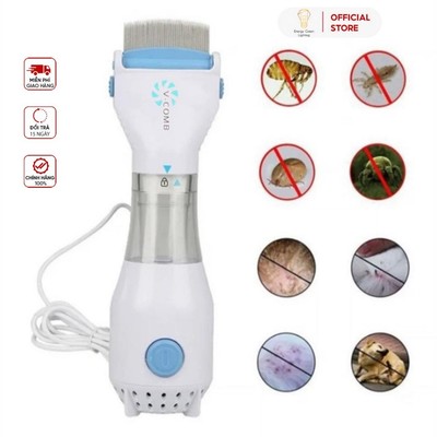Lược Hút Chấy Và Máy Chải Thông Minh Energy Green Lighting - Dùng Cho Bé , Thú Cưng - Bảo Hành 1 Năm