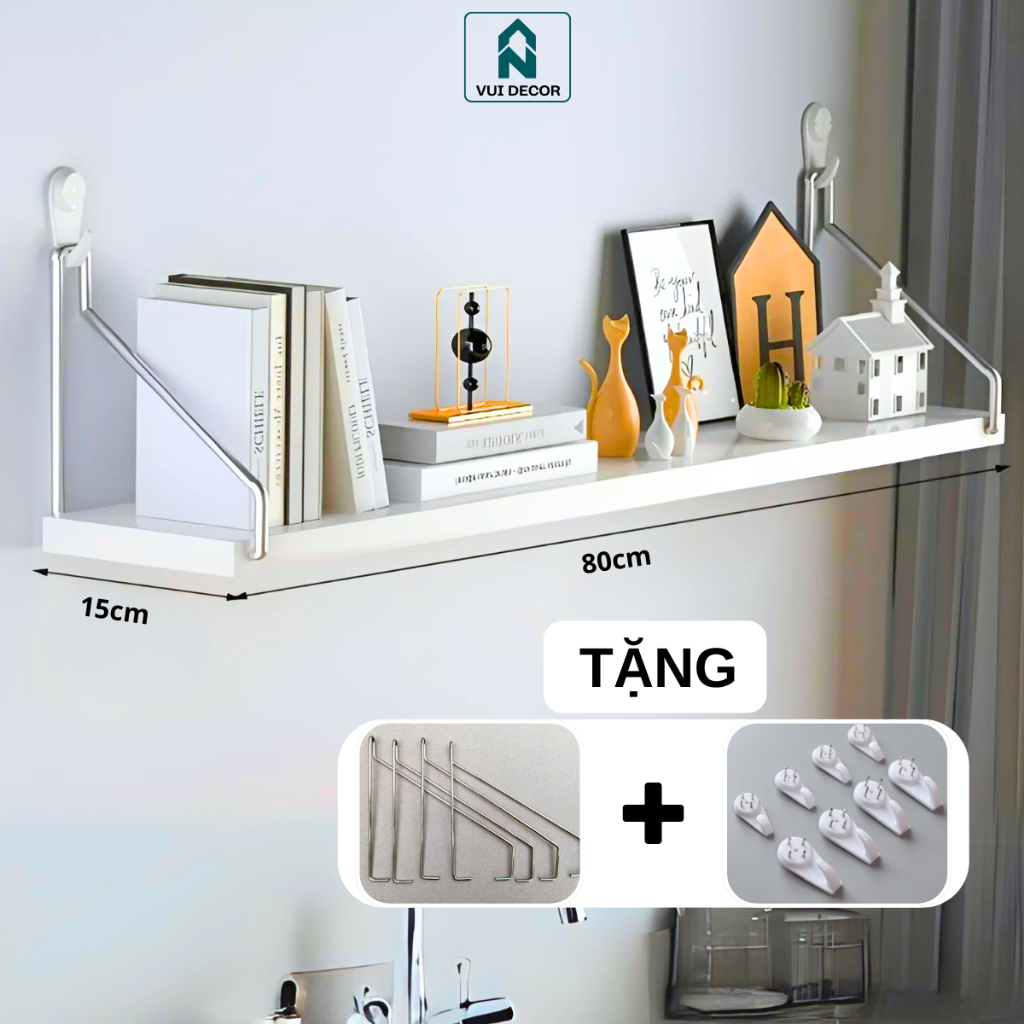 Kệ Treo Tường Đa năng DTM016 Gỗ 17ly Chống Ẩm, Kệ Trang Trí  phòng  ngủ 4 Màu Dễ Lắp Đặt | BigBuy360 - bigbuy360.vn