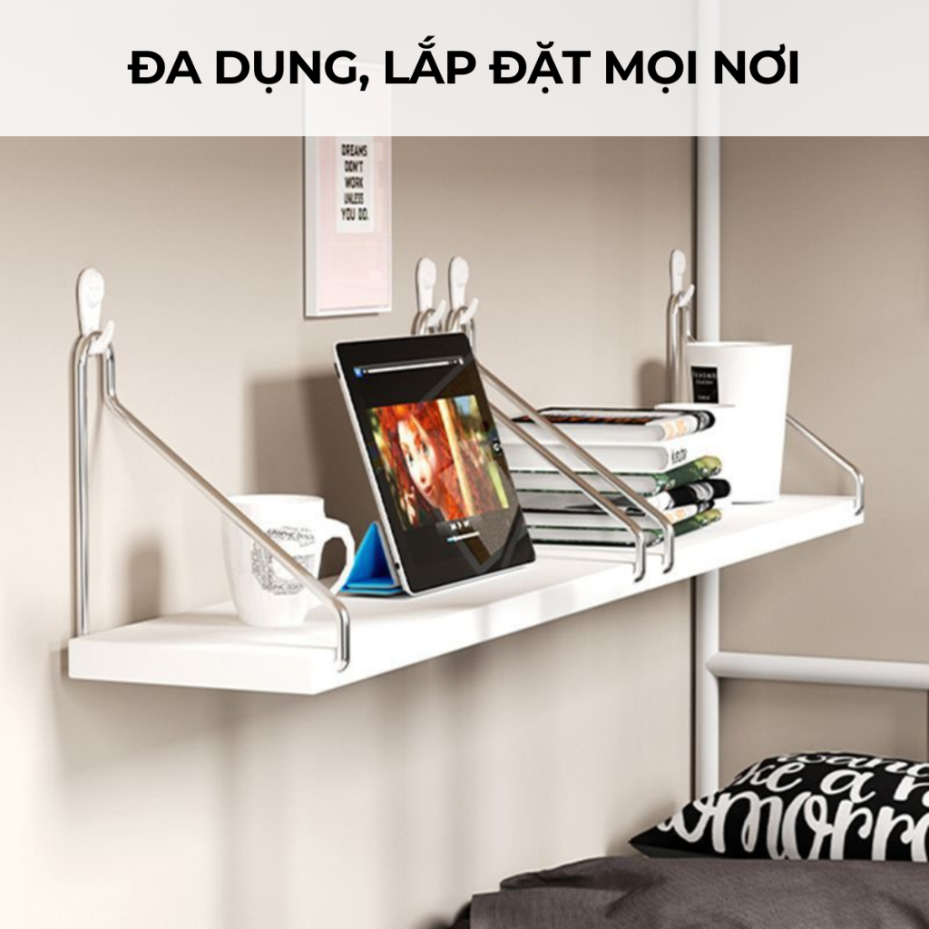 Kệ Treo Tường Đa năng DTM016 Gỗ 17ly Chống Ẩm, Kệ Trang Trí  phòng  ngủ 4 Màu Dễ Lắp Đặt | BigBuy360 - bigbuy360.vn