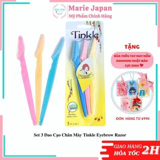 Set 3 Dao Cạo Chân Mày Tinkle Eyebrow Razor