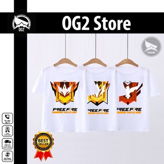 Áo thun Rank Free Fire Max cực chất màu trắng bé trai cực thích | OG2 Store