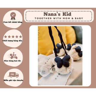 Túi đeo chéo mickey nơ bông cho bé gái