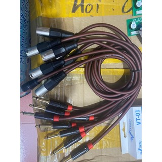 Dây canon đực ra đầu 6ly dây 3 lõi đồng