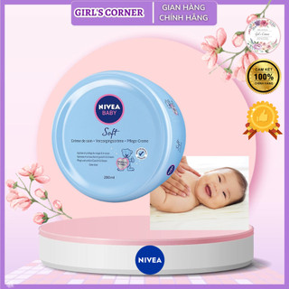 Kem dưỡng da cho bé nivea baby soft – nội địa đức 200ml
