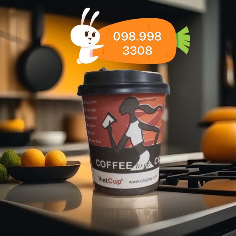 Com bo 50 cốc giấy có nắp