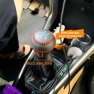 Bọc da cần số & tay phanh toyota vios mt 2014 - 2023