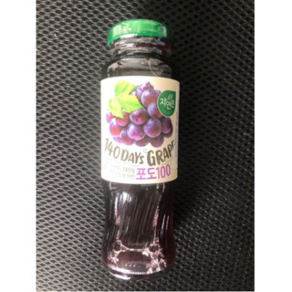Hộp 24 Chai Nước Nho WoongJin Hàn Quốc 180ML/ Chai Thuỷ Tinh