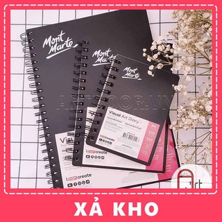 [ARTDOOR] Sổ vẽ chì MONT MARTE Visual Art mỏng 110gsm (vân mịn)