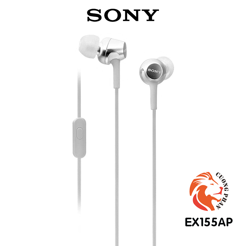 Tai Nghe Nhét Tai Có Mic Sony EX155AP | Chính Hãng Sony Việt Nam | Bảo Hành 12 Tháng Toàn Quốc | BigBuy360 - bigbuy360.vn