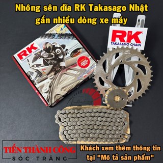 (Tổng hợp) Phụ tùng Nhông sên dĩa RK (Takasago Chain) gắn nhiều dòng xe: Future, Wave, Dream, Sirius, Exciter, Winner...