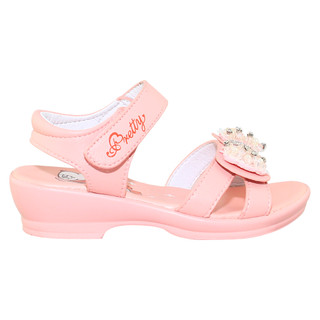 Sandal đế bằng bé gái Bita's SOB.293 (Hồng phấn + Đỏ)