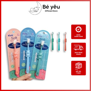 Bàn chải đánh răng trẻ em lông tơ Kichi Soft siêu mềm