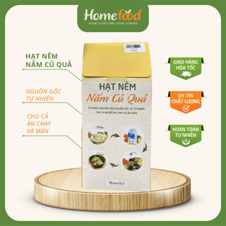 Hạt nêm nấm củ quả homefood/ hạt nêm chay túi 300g và 800g