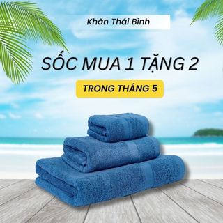 Khăn Tắm, Gội, Lau Mặt 100% Cotton Siêu Thấm Hút Siêu Mềm Mại Không Xù Bông