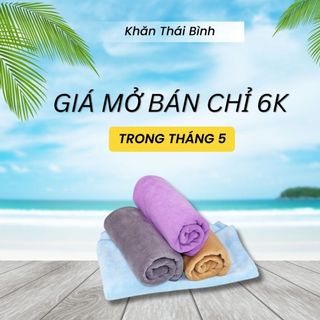 Khăn Lau 30x50cm THAI BINH TOWEL Chất Liệu 100% Microfiber Lau Đa Năng, Gội Đầu, Làm Nail Chất Siêu Mềm Siêu Thấm Hút
