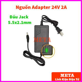 Nguồn Adapter 24V 2A Đầu Jack 5.5*2.1mm - Bộ chuyển đổi nguồn 24V 2A - Loại Tốt