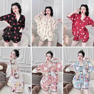 Đồ Bộ Cánh Dơi Bò Sữa 50-100kg Bigsize Lụa Nhật Mặc Nhà Cho Nàng Múp