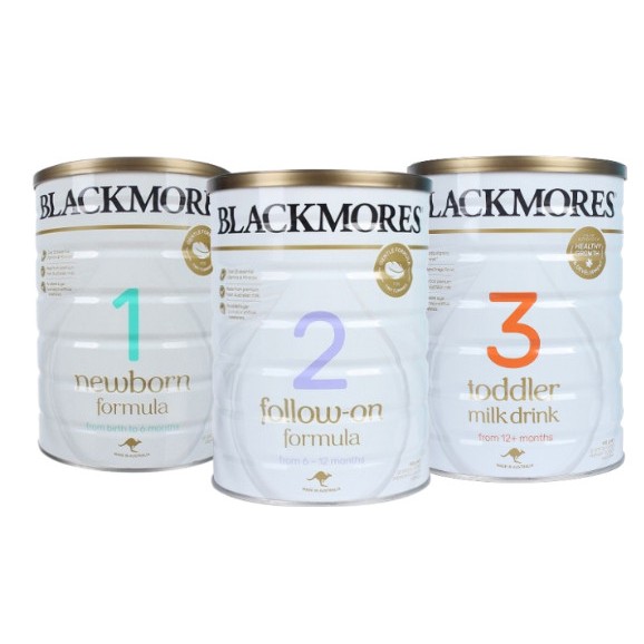 Sữa Blackmore Úc số 1/2/3 900g