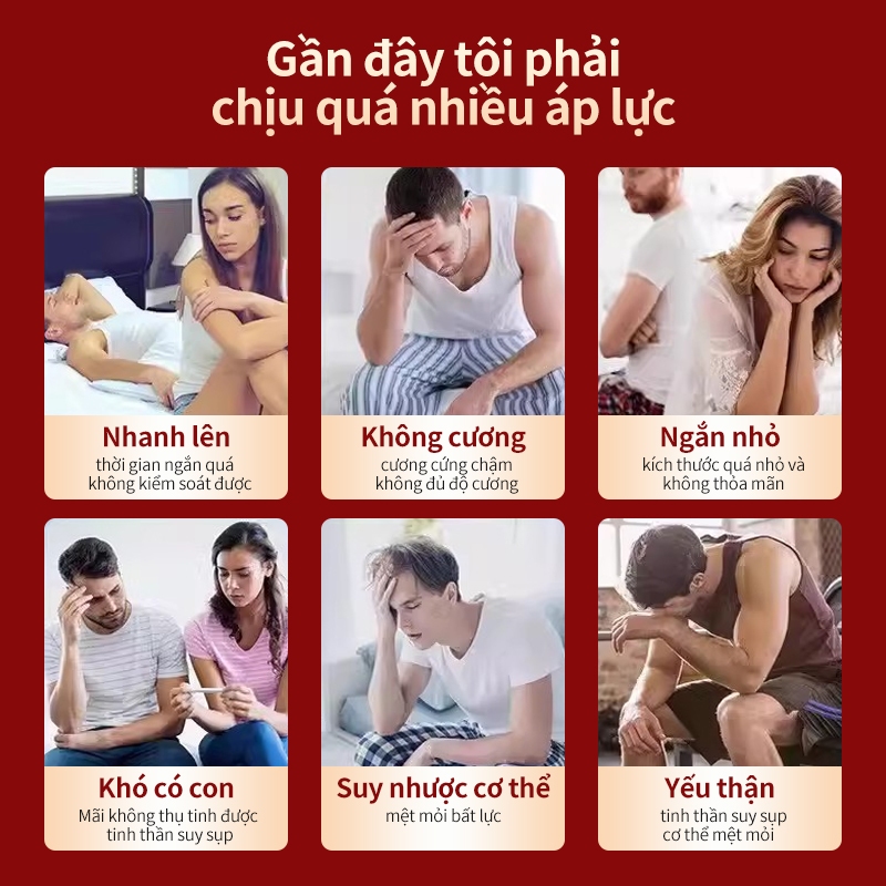 Tăng cường sinh lý nam tăng kích thước cậu nhỏ giới giảm xuất tinh sớm bổ thận tráng dương10viên/hộp