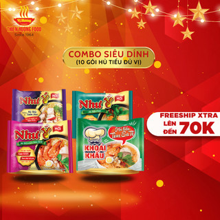 Combo Siêu Dính 9 Gói Hủ Tiếu Như Ý_ 1 Gói Hủ Tiếu Khoái Khẩu