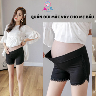 Quần Váy Cho Mẹ Bầu Bầu Chất Cotton Mát Cạp Chéo QB01 - Hàng Quảng Châu Loại 1