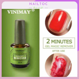 Nước phá gel móng - chai tháo sơn gel thần thánh Vinimay 15ml