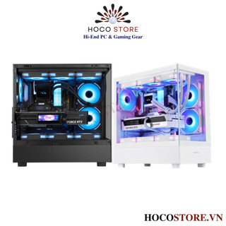 Vỏ case máy tính segotep endura pro+ đen, trắng hỗ trợ e-atx | hoco store pc