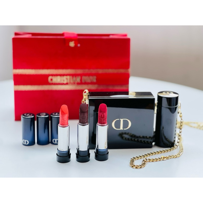 Set son Dior 3 cây Minaudiere Makeup Collection Limited hàng Pháp #GIÁ_SIÊU_ĐẸP