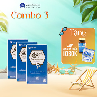 Combo 3 Hộp Viên uống bổ xương khớp Fine Japan Shark Cartilage 520 viên