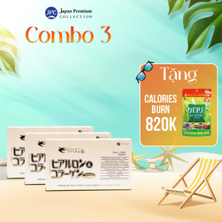 Combo 3 Nước uống Collagen Yến Fine Japan H&C Premium with Sallownest`s Bird (Hộp 10 chai x 50ml)